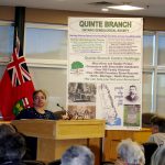 Angela Johnson, Chair, outlines an active Quinte Branch program