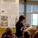 Heather Semper describes the current Quinte Branch membership